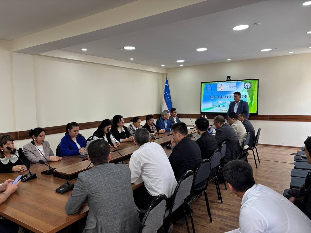 Tarix instituti maʼmuriyati va kasaba uyushmasi qoʼmitasi oʼrtasida tuzilgan Jamoa  shartnomasining 2024 yildagi ijrosi hamda kasaba uyushmasining 2020-2024 yillardagi hisobot-saylov yigʼilishi