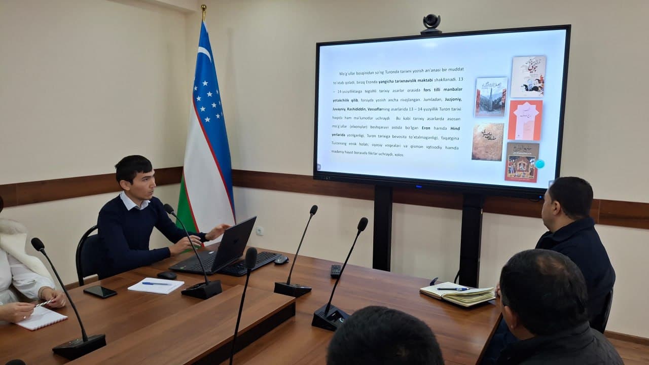 Tarix Instituti Yosh olimlari Kengashining navbatdagi ilmiy yigʻini