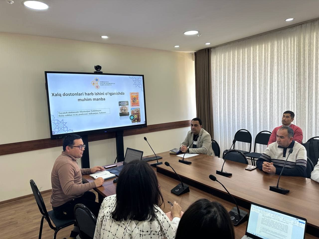 Tarix Instituti Yosh olimlari Kengashining navbatdagi ilmiy yigʻini boʻlib oʻtdi