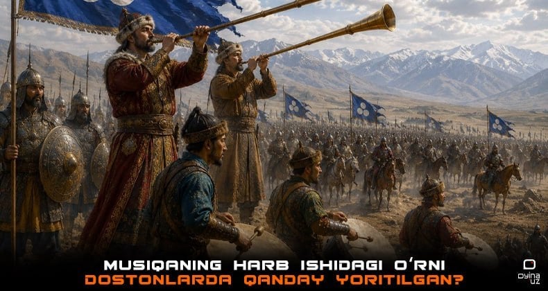 Jangchilarni “uyg‘otgan” kuylar – musiqaning harb ishidagi o‘rni dostonlarda qanday yoritilgan?